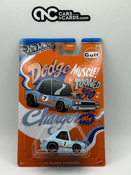 2025 Hot Wheels Silver Series Tooned GULF 2/5 Toon'd '70 Dodge Charger