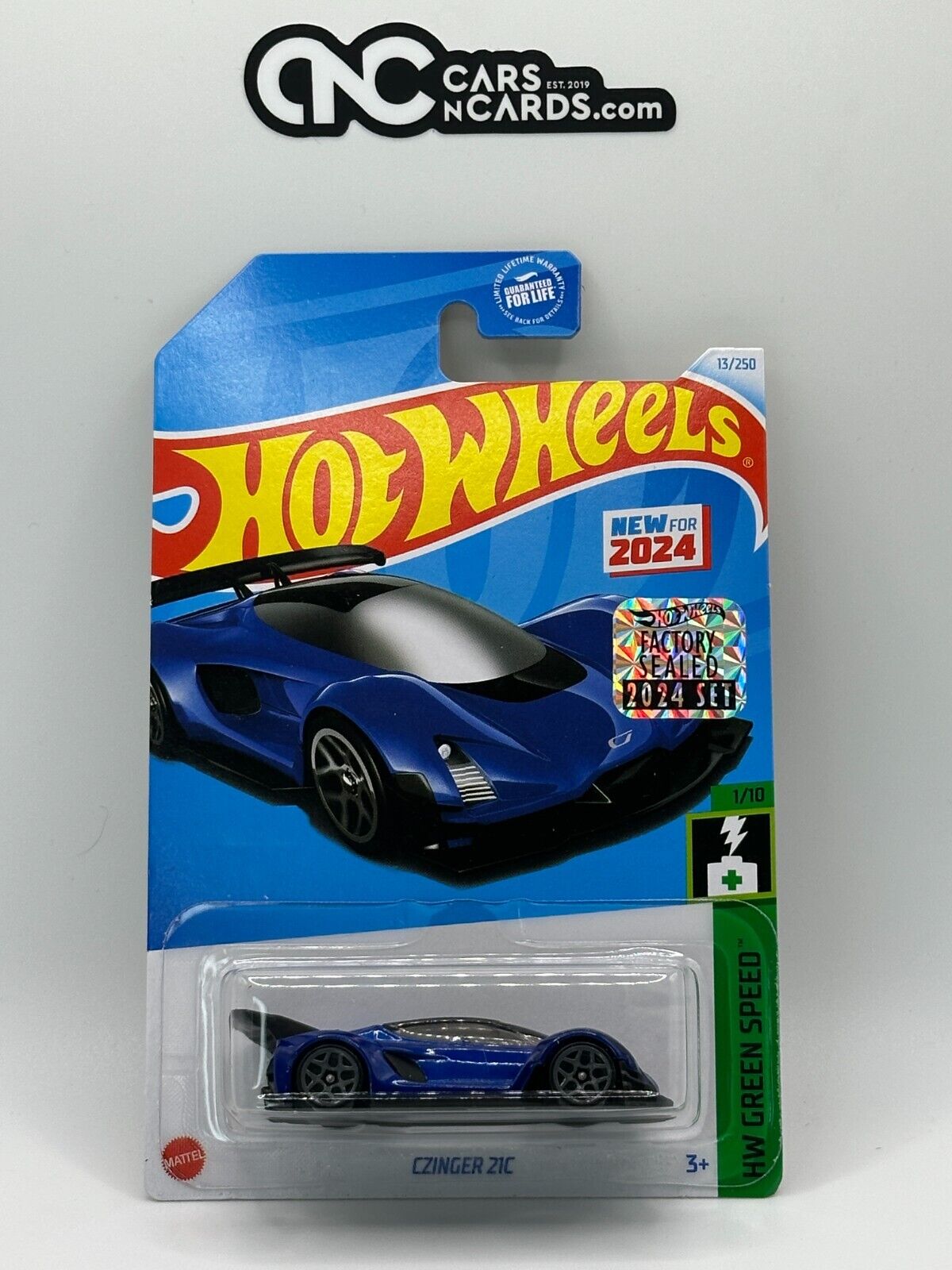 2024 Hot Wheels RLC Factory Sealed HW Green Speed 1/10 Czinger 21C Blue 13/250