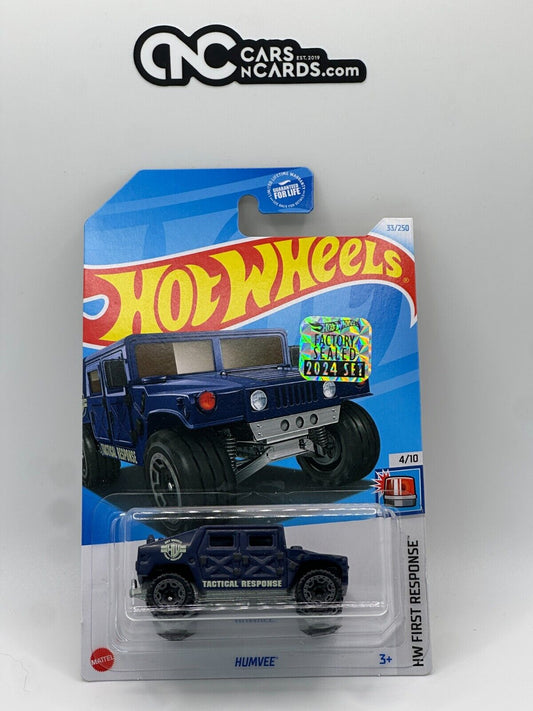 2024 Hot Wheels RLC Factory Sealed HW First Response 4/10 Humvee 33/250 Blue