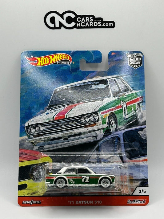 2019 Hot Wheels Premium Car Culture Door Slammers 3/5 '71 Datsun 510