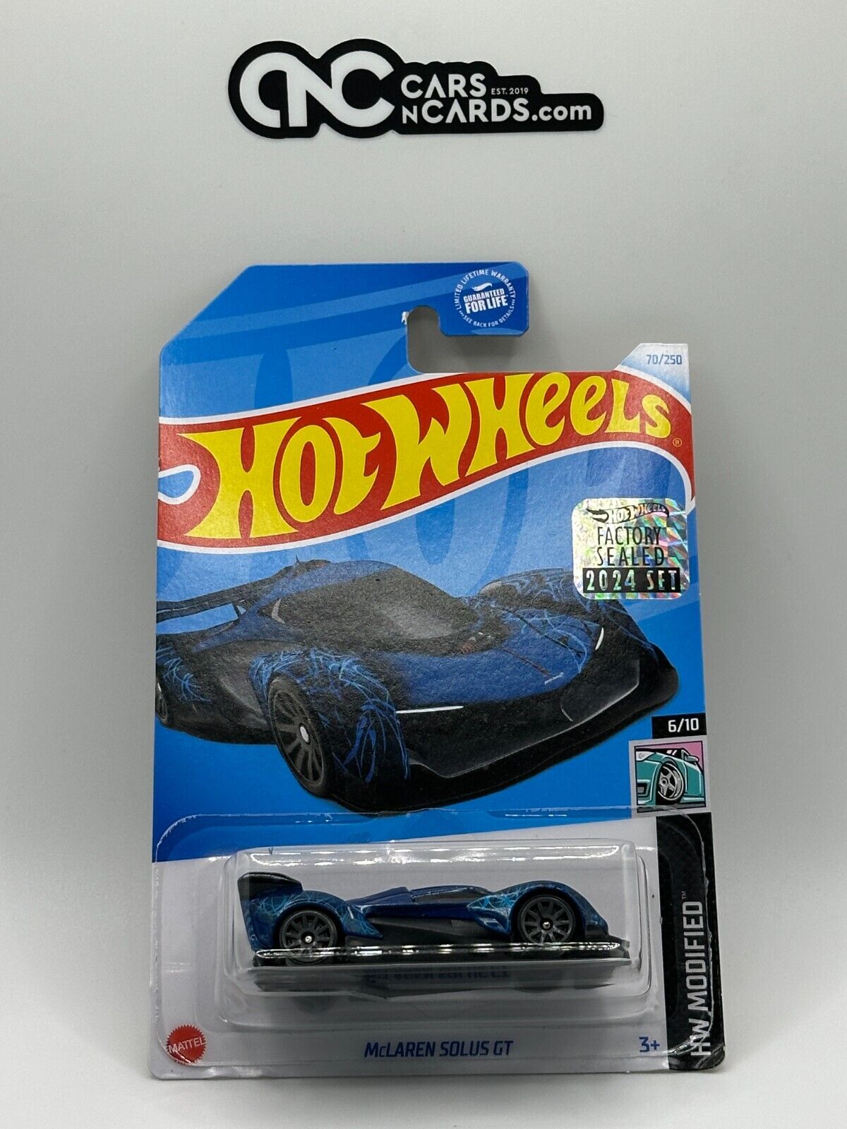 2024 Hot Wheels RLC Factory Sealed Modified 6/10 McLaren Solus GT (Soft Corners)