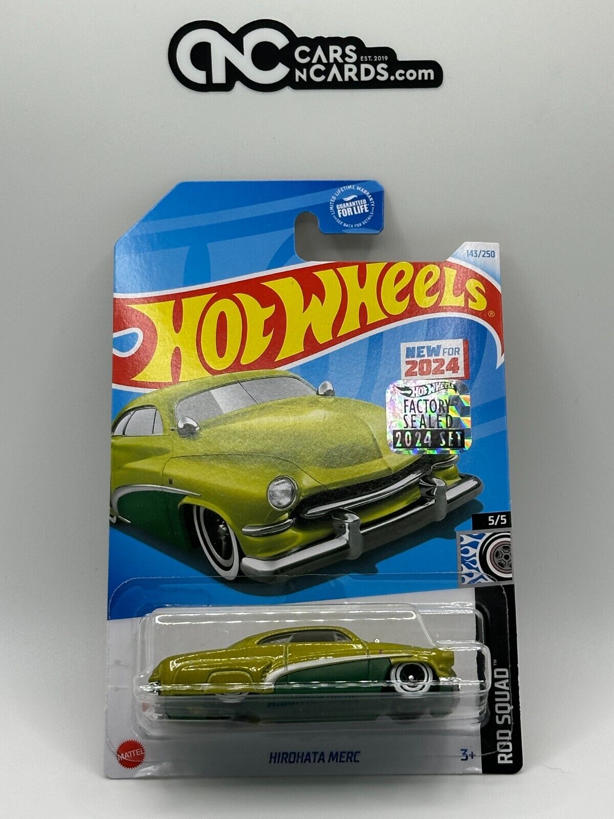 2024 Hot Wheels RLC Factory Sealed Rod Squad 5/5 Hirohata Merc Lime 143/250