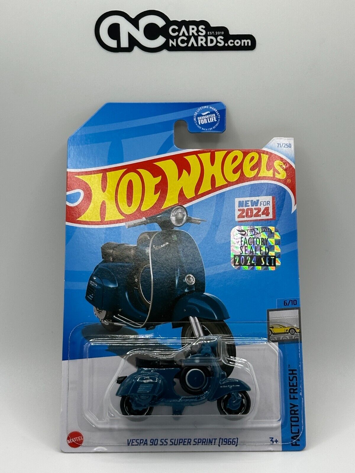 2024 Hot Wheels RLC Factory Sealed Vespa 90 SS Super Sprint (1966) Blue 71/250