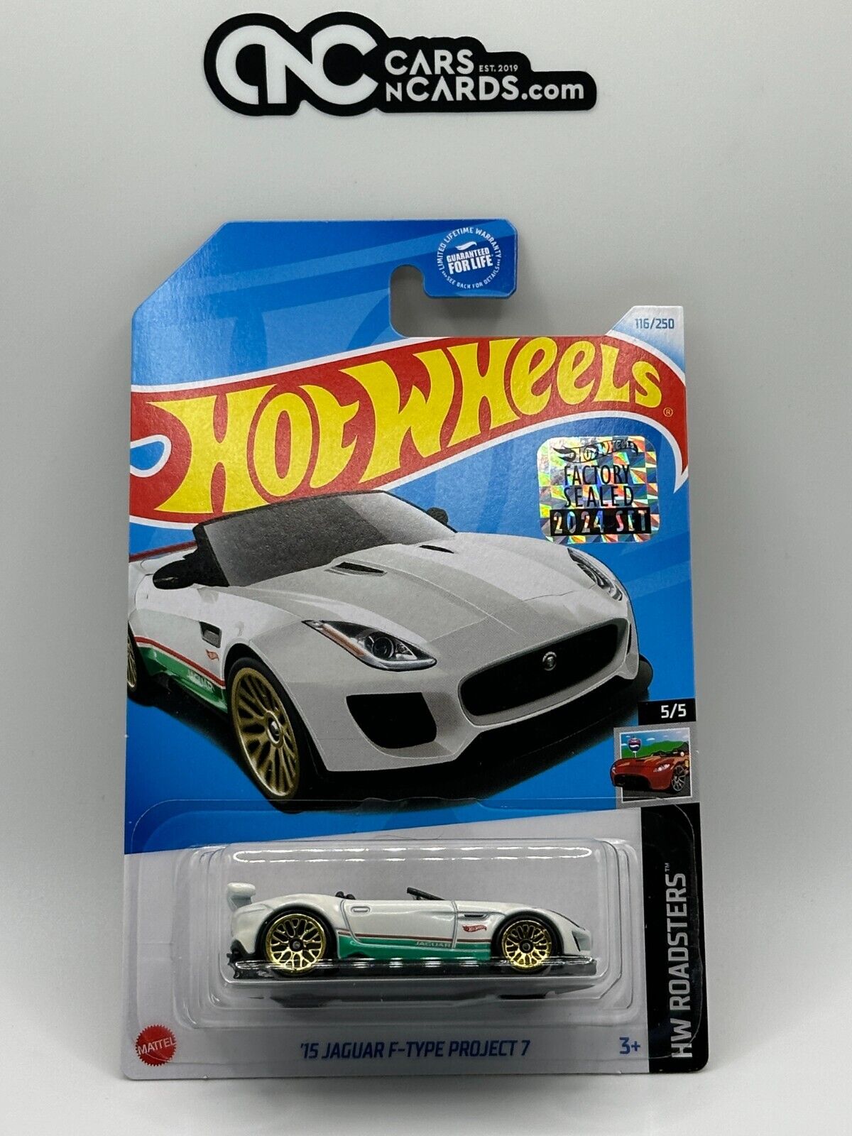 2024 Hot Wheels RLC Factory Sealed HW Roadsters '15 Jaguar F-Type Project 7