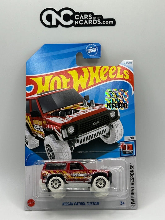 2024 Hot Wheels RLC Factory Sealed First Response 5/10 Nissan Patrol Custom Red