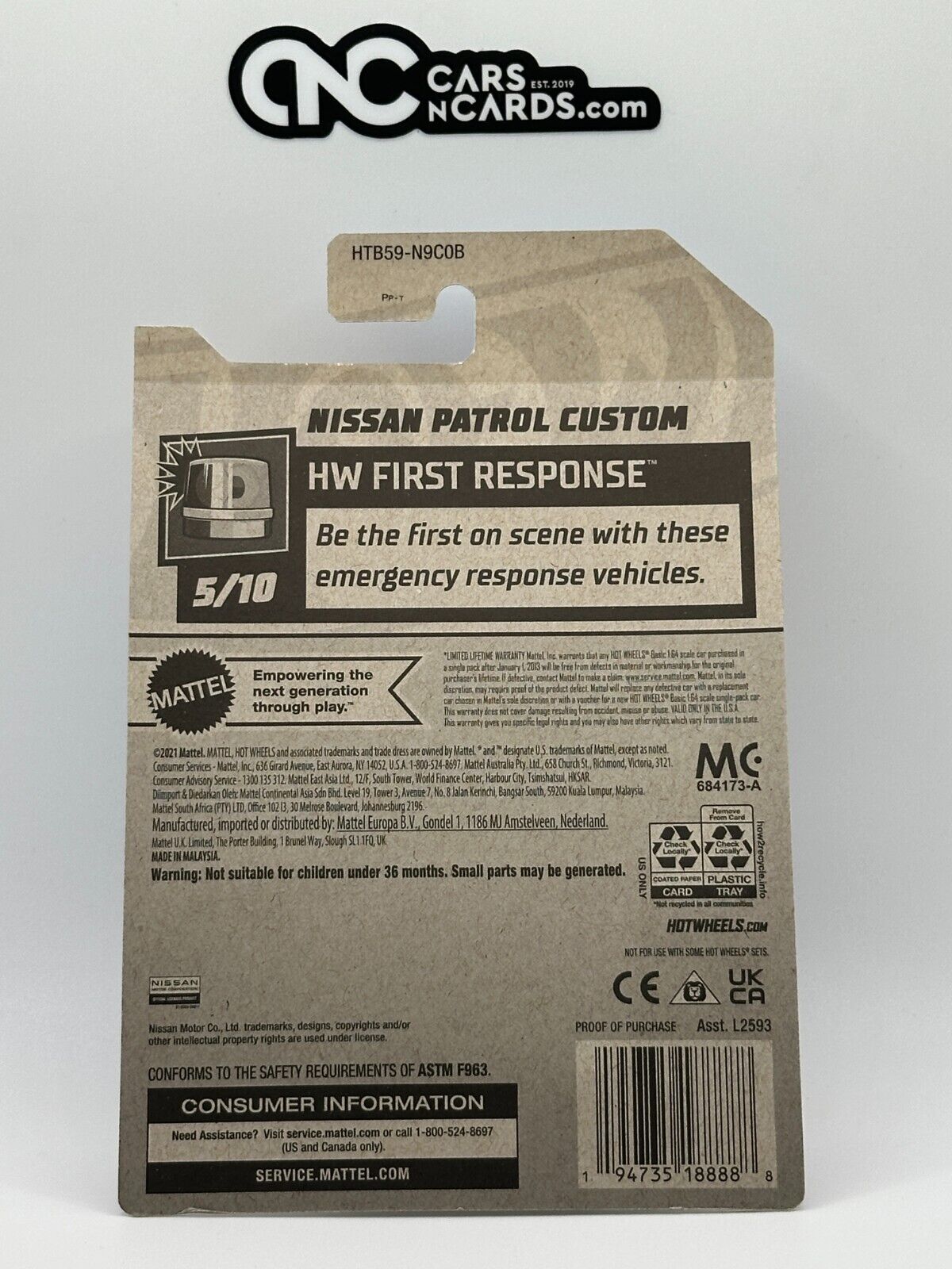 2024 Hot Wheels RLC Factory Sealed First Response 5/10 Nissan Patrol Custom Red