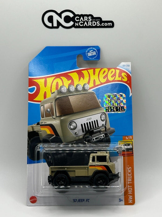 2024 Hot Wheels RLC Factory Sealed HW Hot Trucks 3/10 '57 Jeep FC 68/250