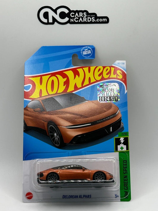 2024 Hot Wheels RLC Factory Sealed HW Green Speed 7/10 DeLorean Alpha5 85/250