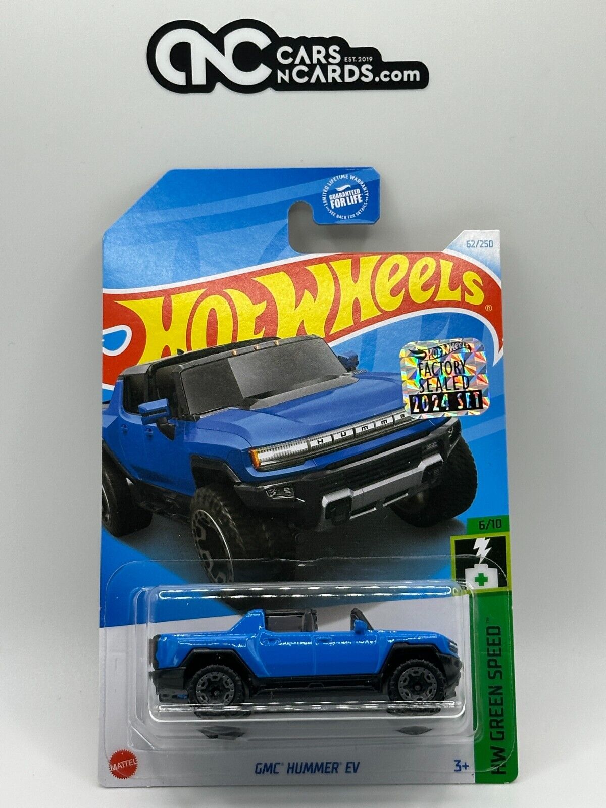 2024 Hot Wheels RLC Factory Sealed HW Green Speed 6/10 GMC Hummer EV Blue 62/250
