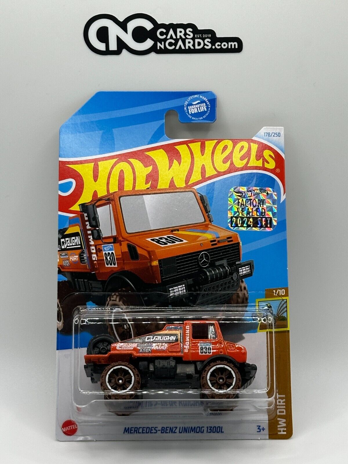 2024 Hot Wheels RLC Factory Sealed HW Dirt 1/10 Mercedes-Benz Unimog 1300L