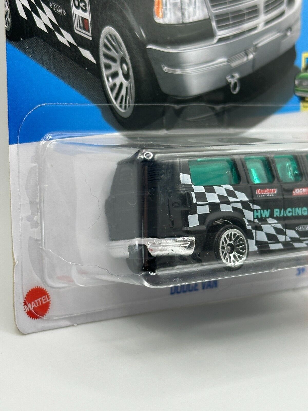 2024 Hot Wheels RLC Factory Sealed HW Vans 5/5 Dodge Van Black (Cracked Blister)