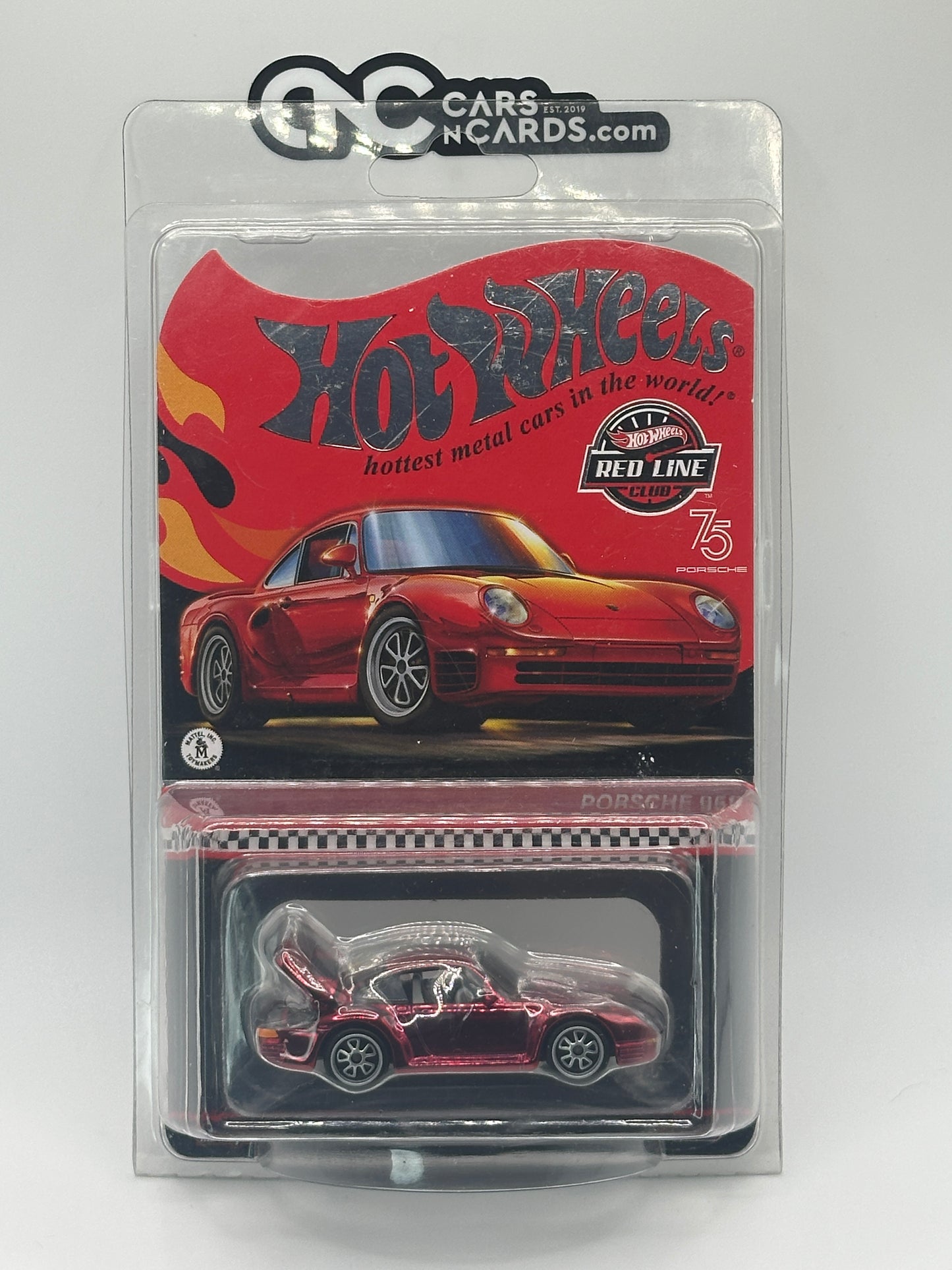 2023 Hot Wheels RLC Porsche 959 Red No Porsche Sticker