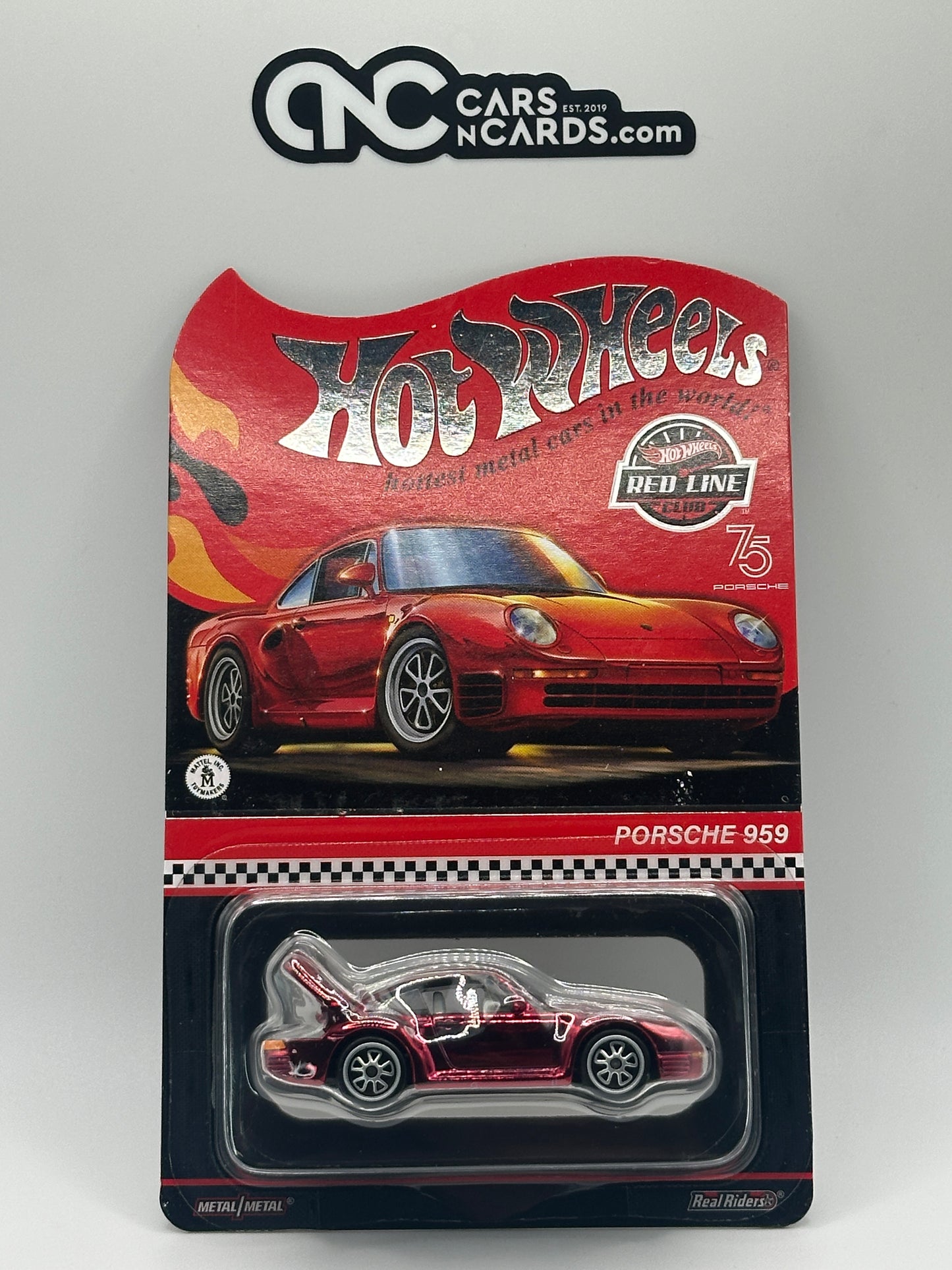 2023 Hot Wheels RLC Porsche 959 Red No Porsche Sticker