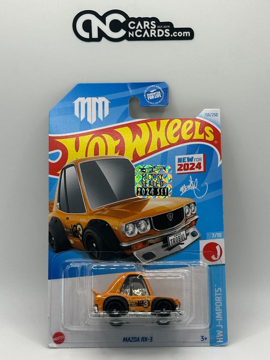 2024 Hot Wheels RLC Factory Sealed HW J-Imports Mazda RX-3 (Cracked Blister)