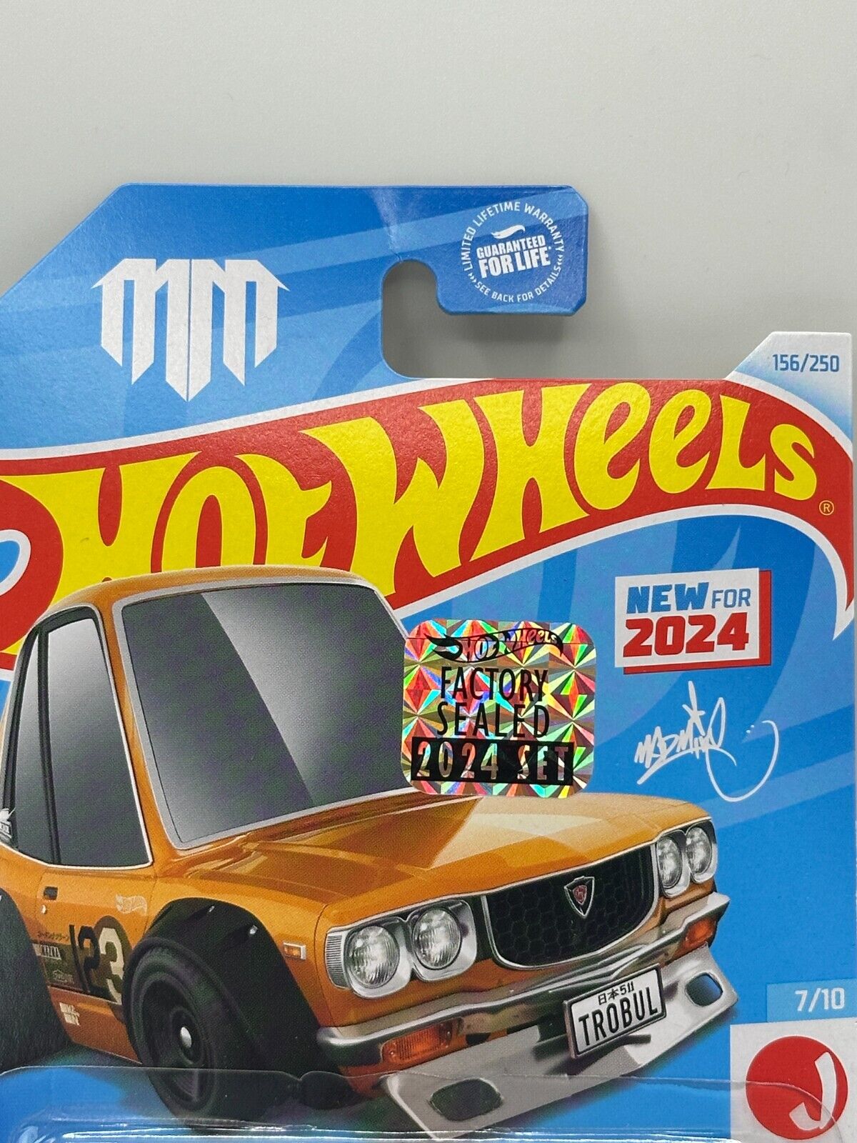 2024 Hot Wheels RLC Factory Sealed HW J-Imports Mazda RX-3 (Cracked Blister)