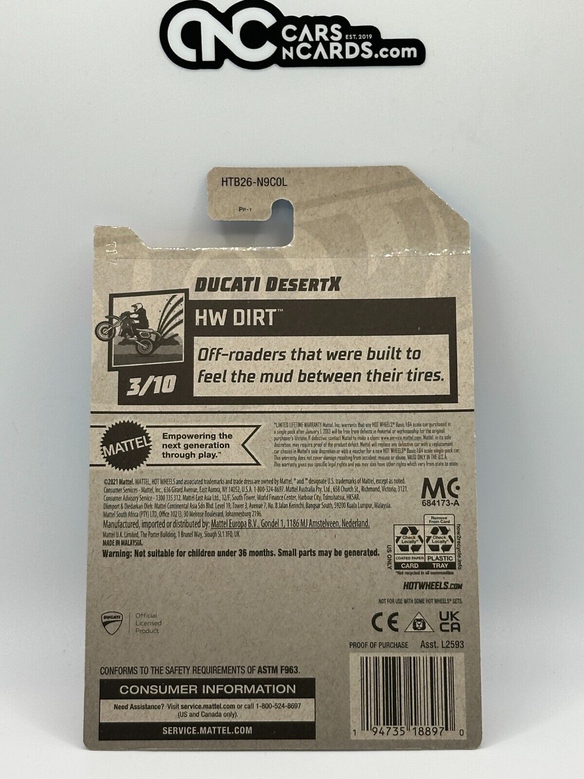 2024 Hot Wheels RLC Factory Sealed HW Dirt 3/10 Ducati DesertX 197/250