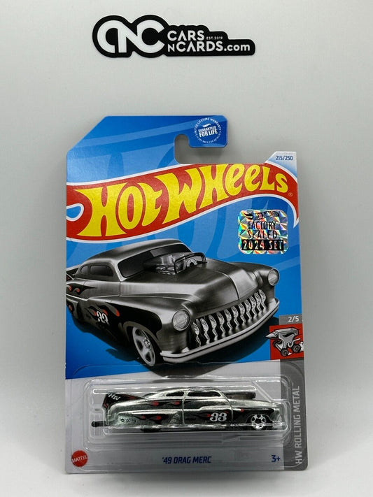 2024 Hot Wheels RLC Factory Sealed HW Rolling Metal 2/5 '49 Drag Merc 215/250