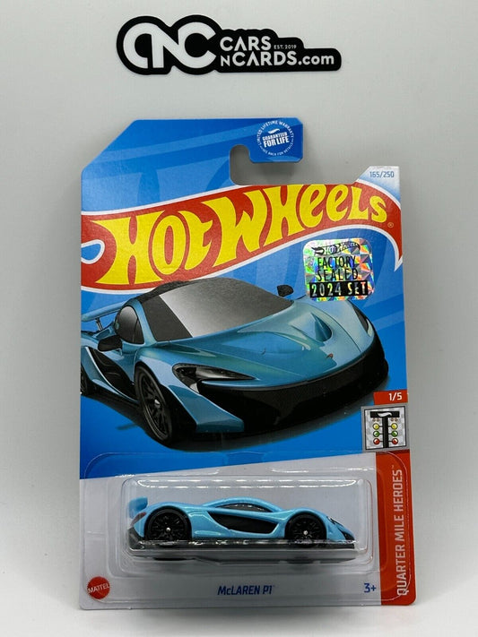 2024 Hot Wheels RLC Factory Sealed Quarter Mile Heroes 1/5 McLaren P1 Blue