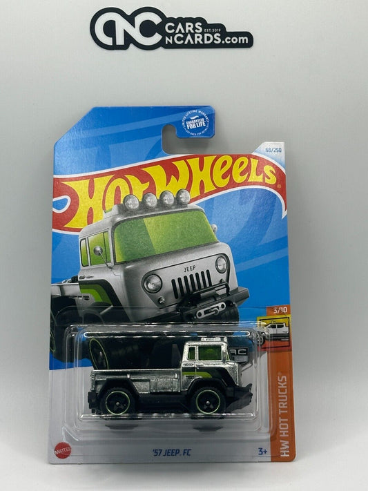 2024 Hot Wheels HW Hot Trucks 3/10 Zamac '57 Jeep FC