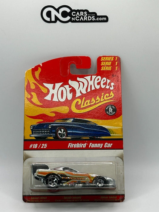 2005 Hot Wheels Classics Series 1 #18/25 Chrome Firebird Funny Car (Card Damage)