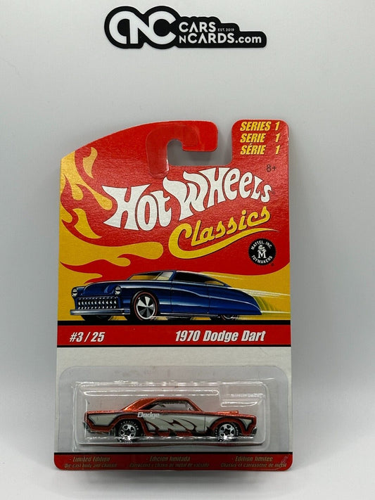 2005 Hot Wheels Classics Series 1 #3/25 Orange 1970 Dodge Dart Goodyear