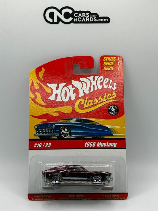 2005 Hot Wheels Classics Series 1 #19/25 Purple 1968 Mustang Goodyear