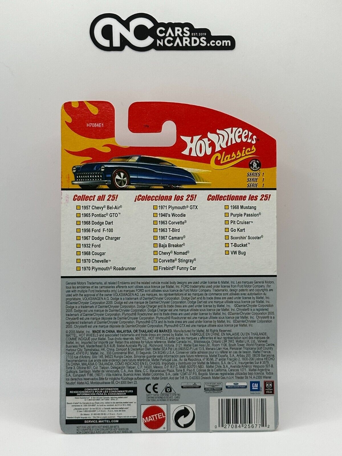 2005 Hot Wheels Classics Series 1 #19/25 Purple 1968 Mustang Goodyear