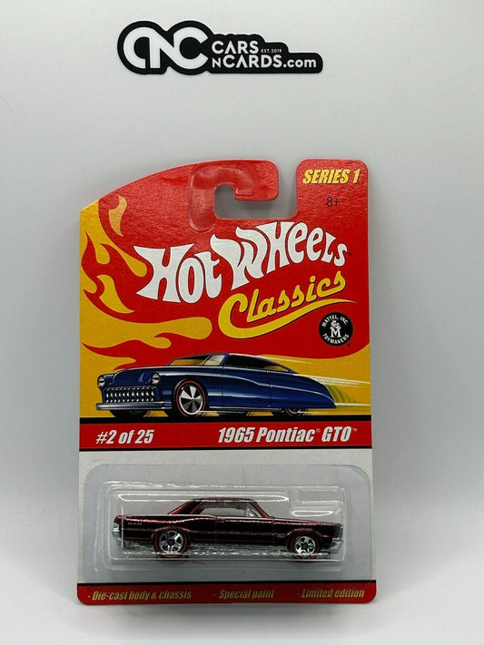 2005 Hot Wheels Classics Series 1 #2/25 Rootbeer Brown 1965 Pontiac GTO Red Line
