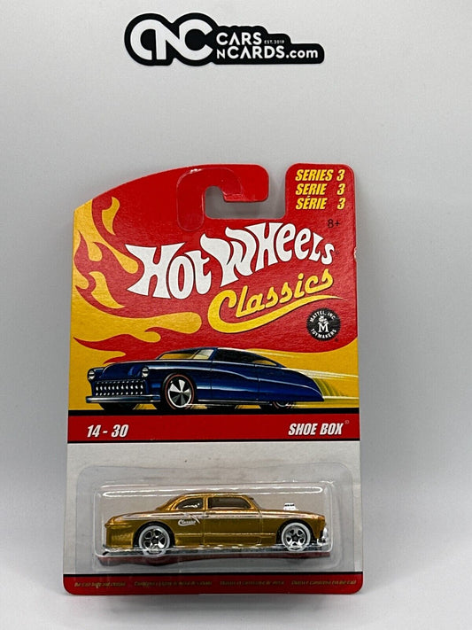 2007 Hot Wheels Classics Series 3 #14/30 Yellow Shoe Box White Wall