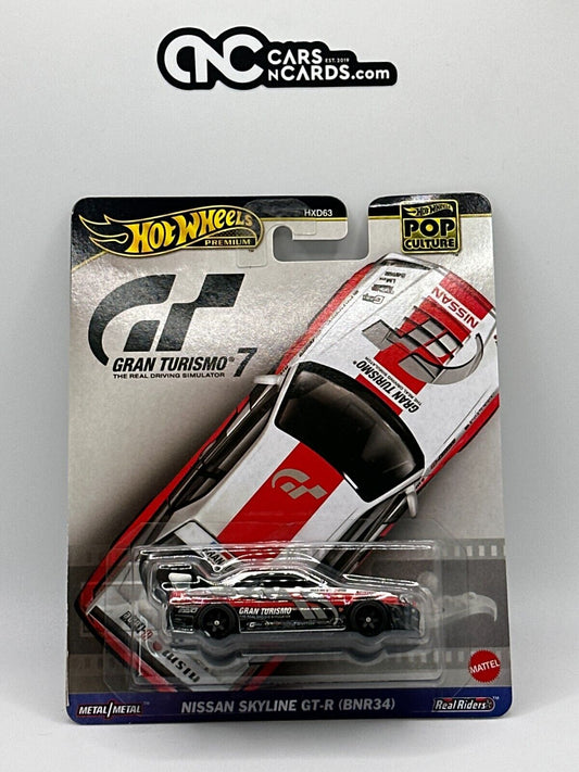 2025 Hot Wheels Premium Pop Culture Gran Turismo 7 Nissan Skyline GT-R (BNR34)