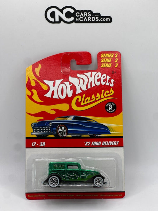 2007 Hot Wheels Classics Series 3 #12/30 Green '32 Ford Delivery White Wall