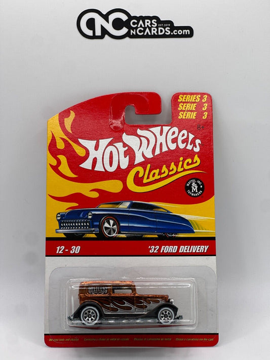 2007 Hot Wheels Classics Series 3 #12/30 Orange '32 Ford Delivery White Wall