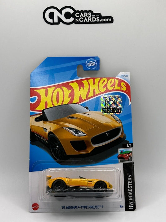 2024 Hot Wheels RLC Factory Sealed Jaguar F-Type Yellow Dollar Tree Exclusive