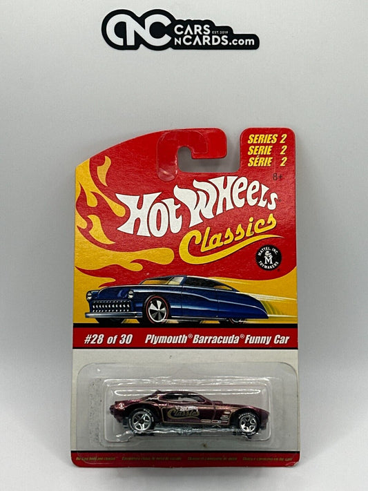 2006 Hot Wheels Classics Series 2 #28/30 Purple Plymouth Barracuda Funny Car