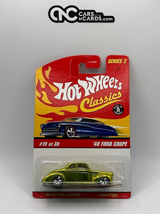 2006 Hot Wheels Classics Series 2 #19/30 Antifreeze '40 Ford Coupe White Line