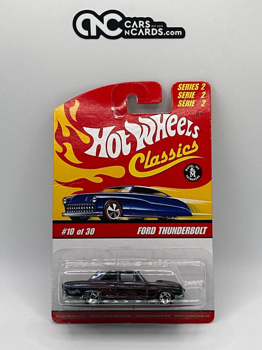 2006 Hot Wheels Classics Series 2 #10/30 Dark Blue Ford Thunderbolt Goodyear