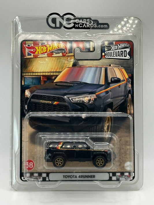 2022 Hot Wheels Premium Boulevard #58 Toyota 4Runner Black With Protector