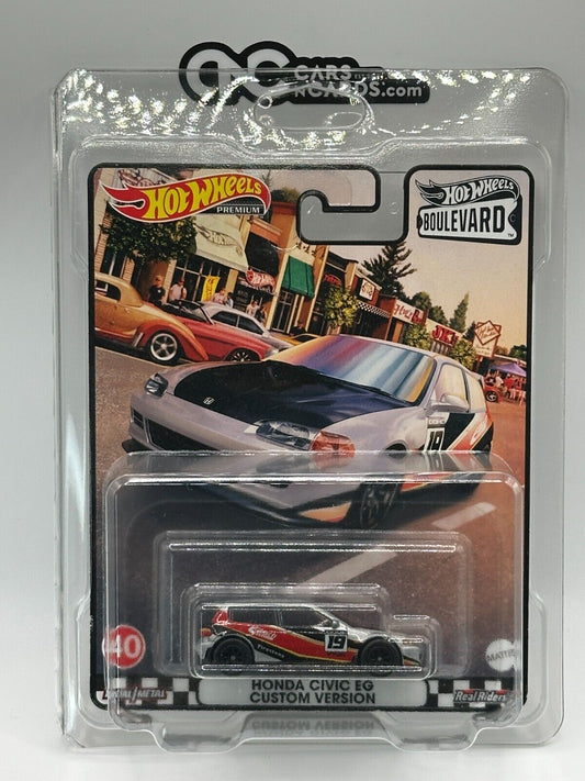 2021 Hot Wheels Premium Boulevard #40 Honda Civic EG With Protector