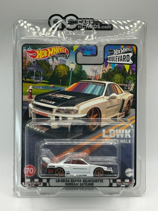 2023 Hot Wheels Premium Boulevard LBWK Liberty Walk #70 LB-ER34 Nissan Skyline