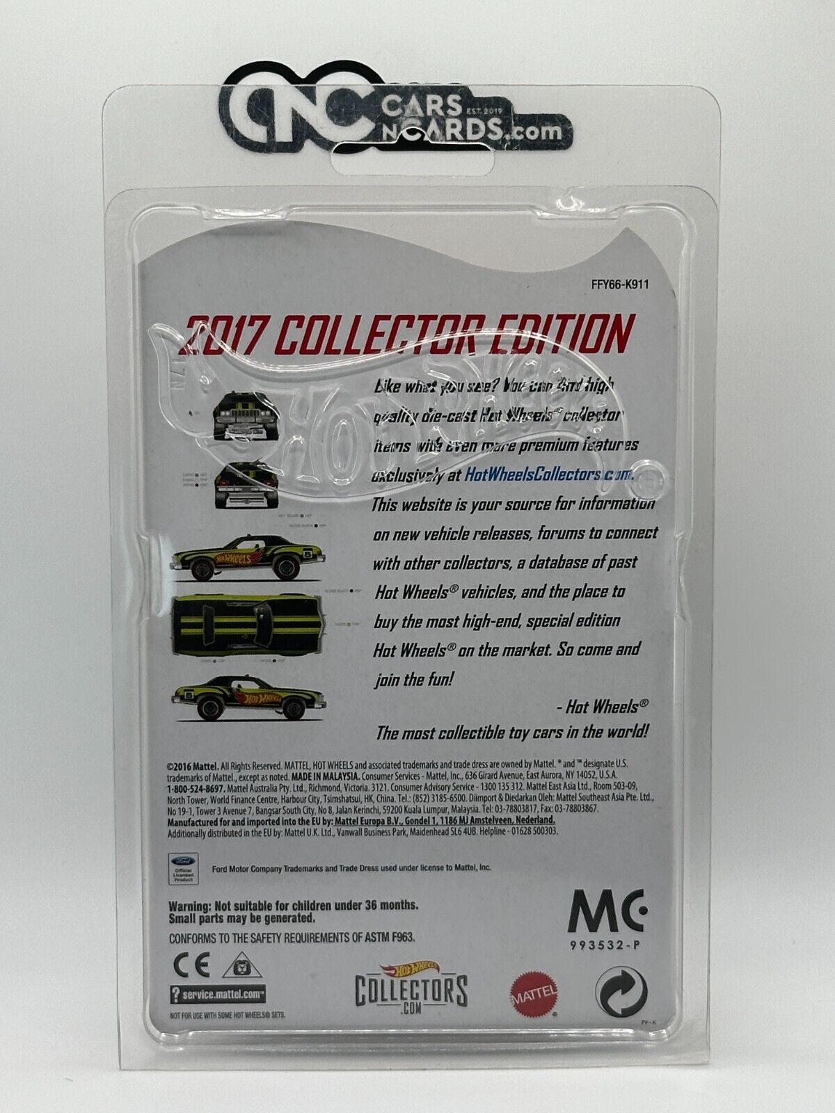 2017 Hot Wheels RLC Collector Edition Mail In '76 Ford Gran Torino Green