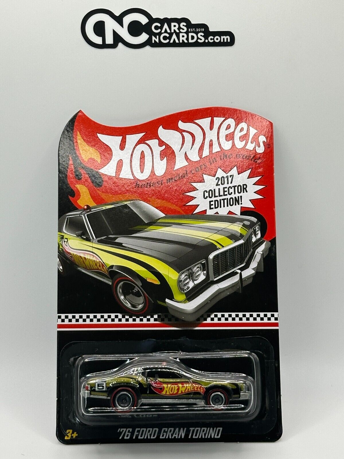 2017 Hot Wheels RLC Collector Edition Mail In '76 Ford Gran Torino Green