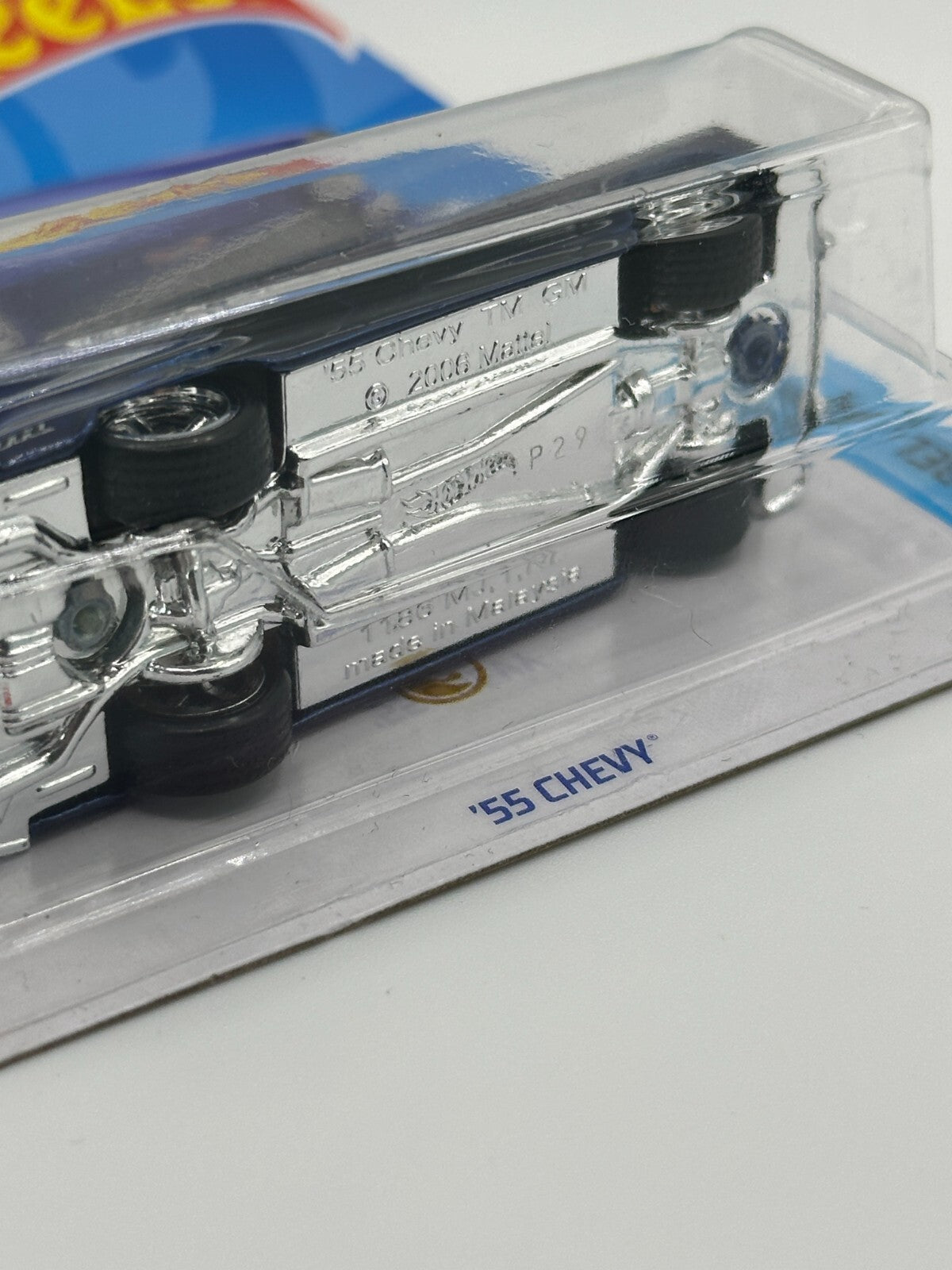 2022 Hot Wheels Chevy Bel Air 1/5 '55 Chevy Super Treasure Hunt With Protector