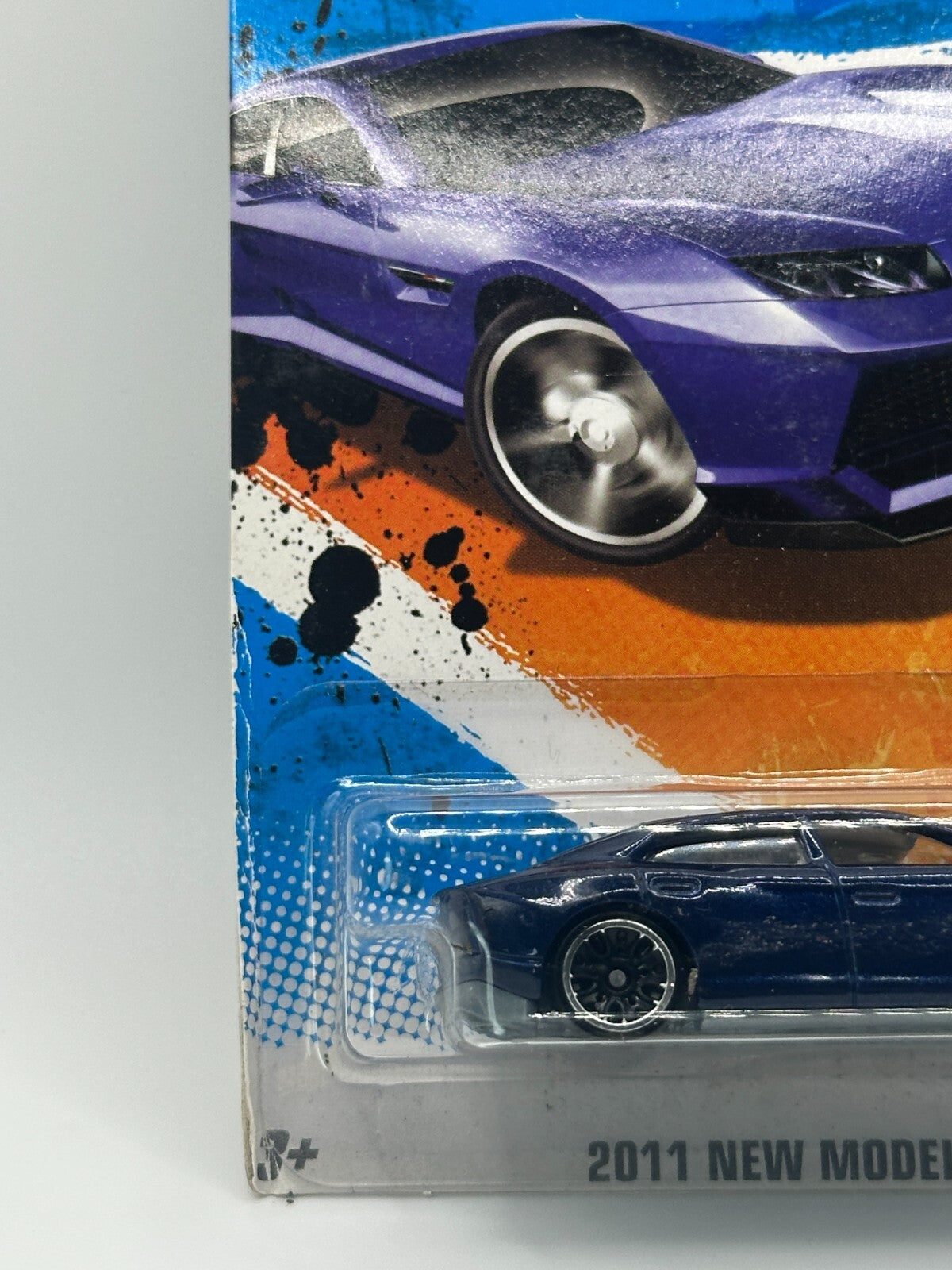 2011 Hot Wheels 2011 New Models Lamborghini Estoque Blue (Soft Corners)