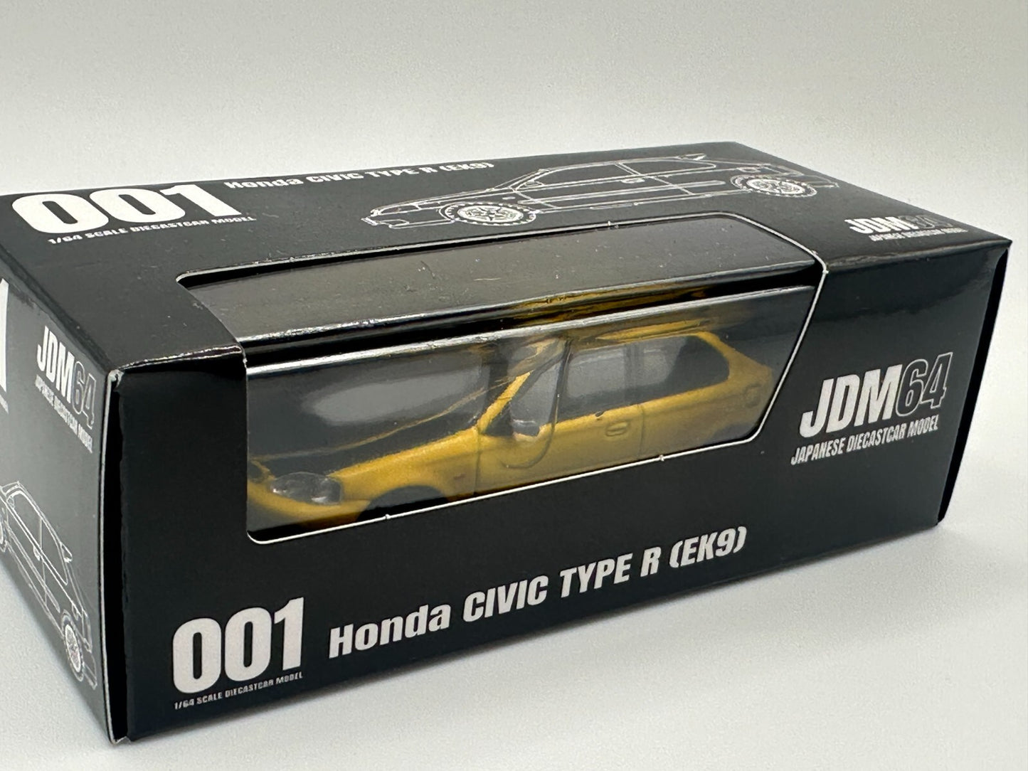 Hobby Japan JDM64 001 Honda Civic TYPE R (EK9) Yellow