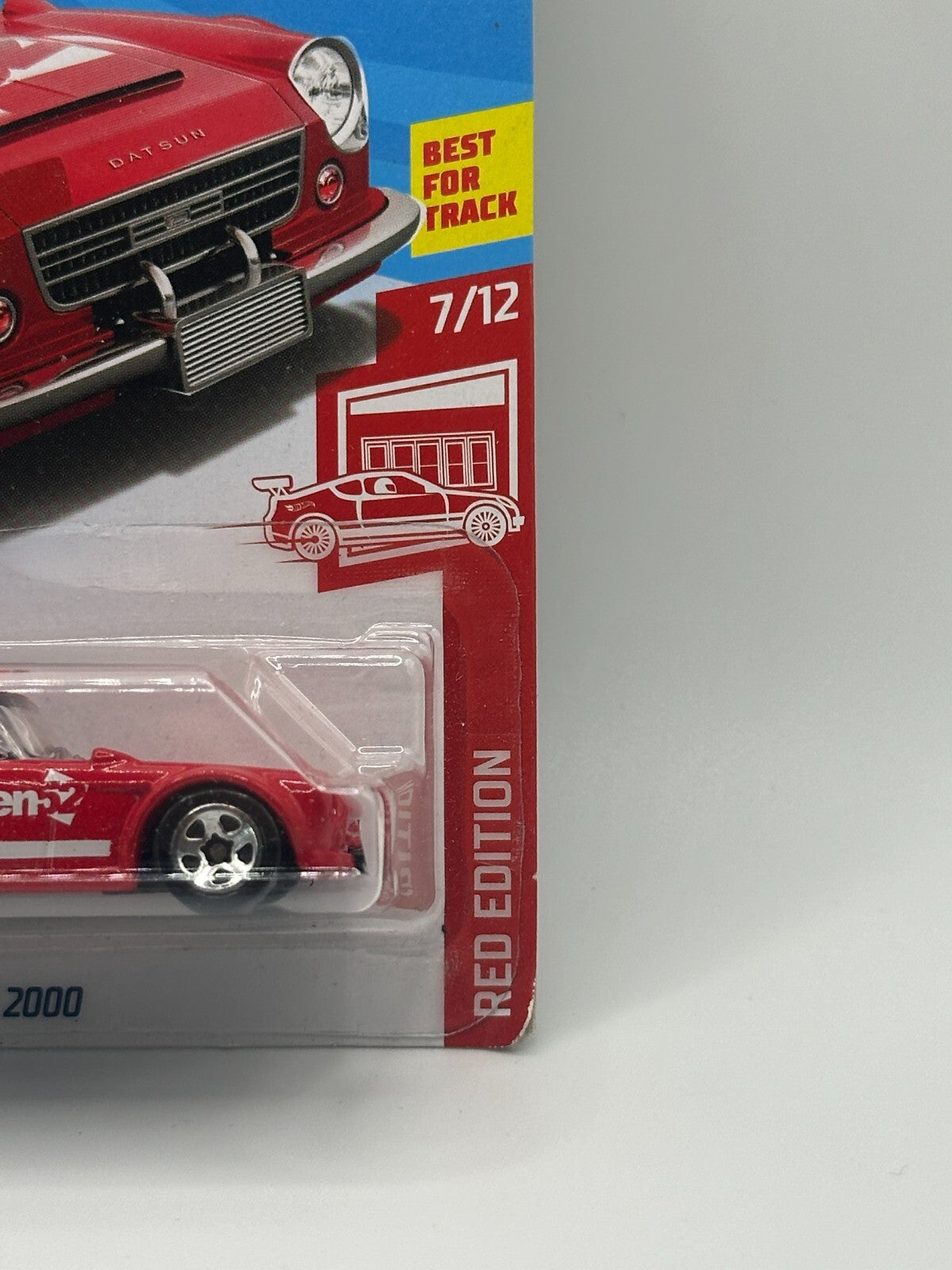 2018 Hot Wheels Red Edition 7/12 Datsun Fairlady 2000 (Soft Corners)