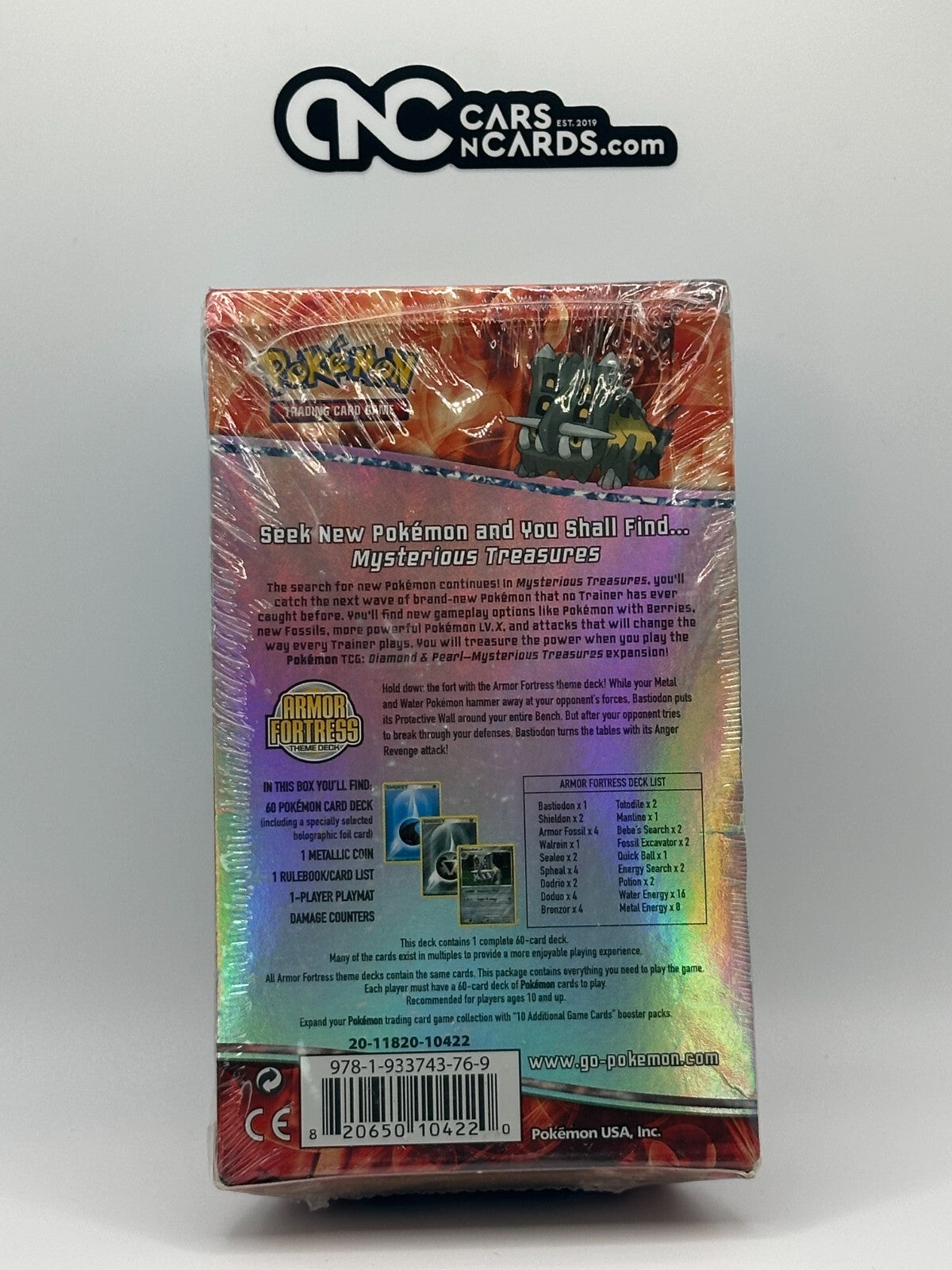 Pokémon TCG Diamond & Pearl Mysterious Treasures Armor Fortress Theme Deck