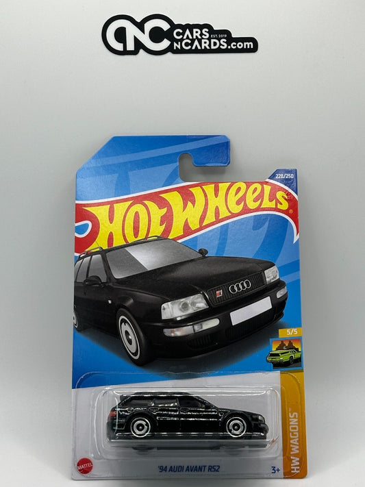 2022 Hot Wheels HW Wagons 5/5 '94 Audi Avant RS2 Black