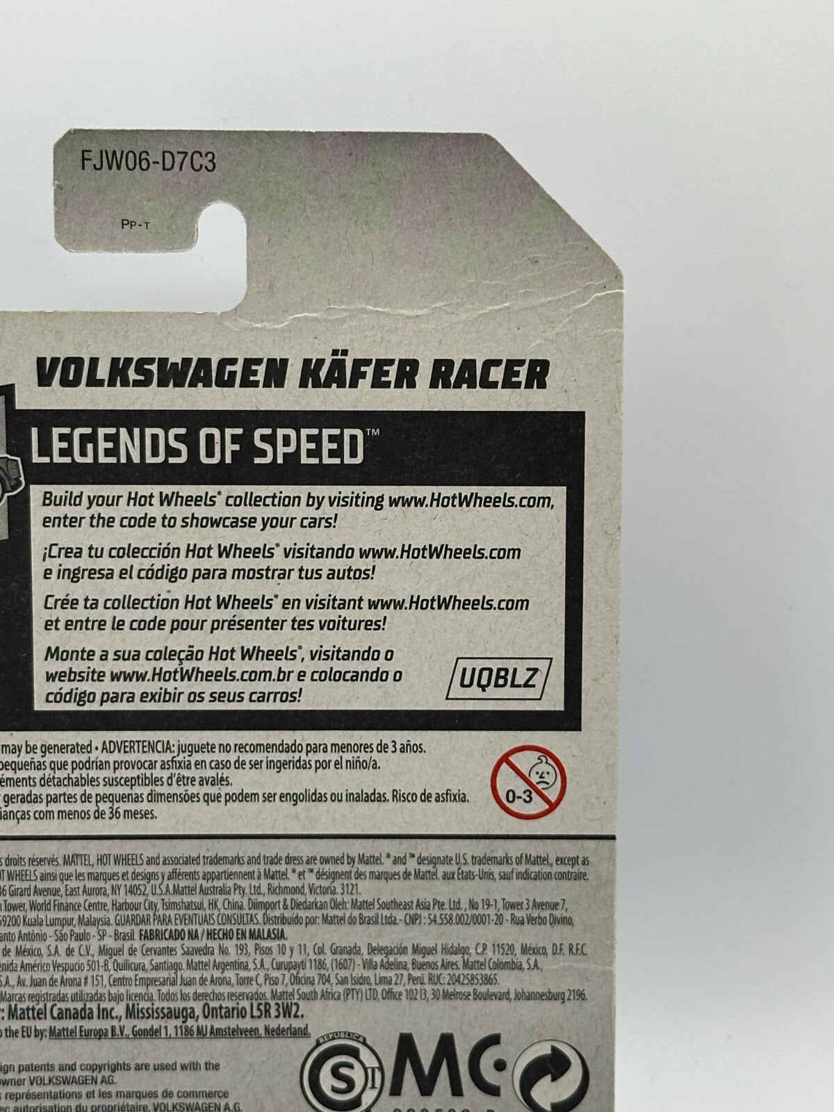 2018 Hot Wheels Volkswagen Kafer Racer Magnus Walker Urban Outlaw (Card Crease)