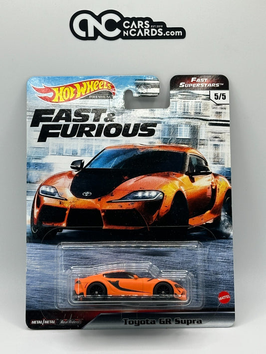 2021 Hot Wheels Premium Fast & Furious Toyota GR Supra (Cracked Blister)