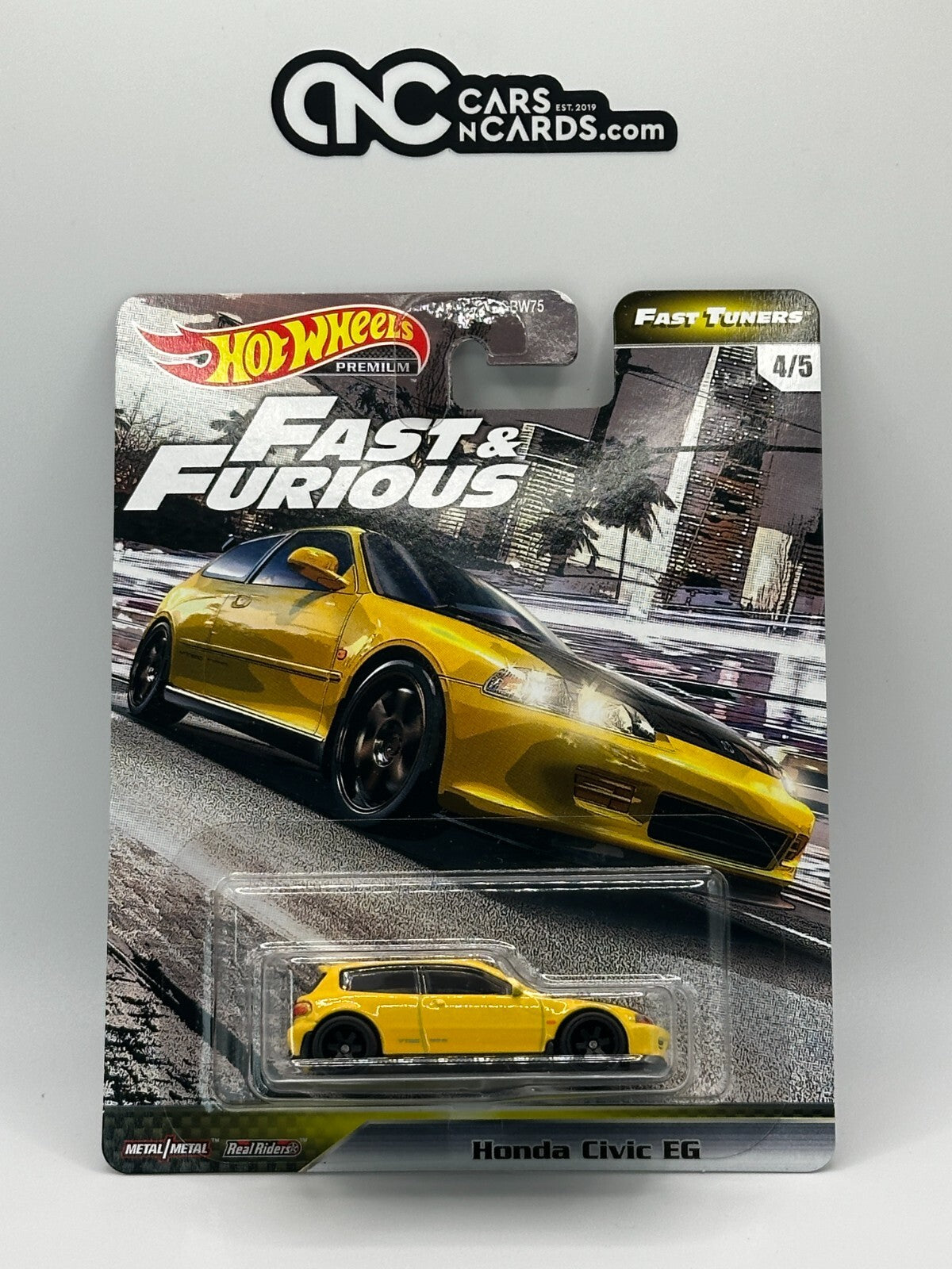 2019 Hot Wheels Premium Fast & Furious Fast Tuners 4/5 Honda Civic EG